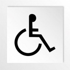 Toilette disabili in alluminio composito da parete