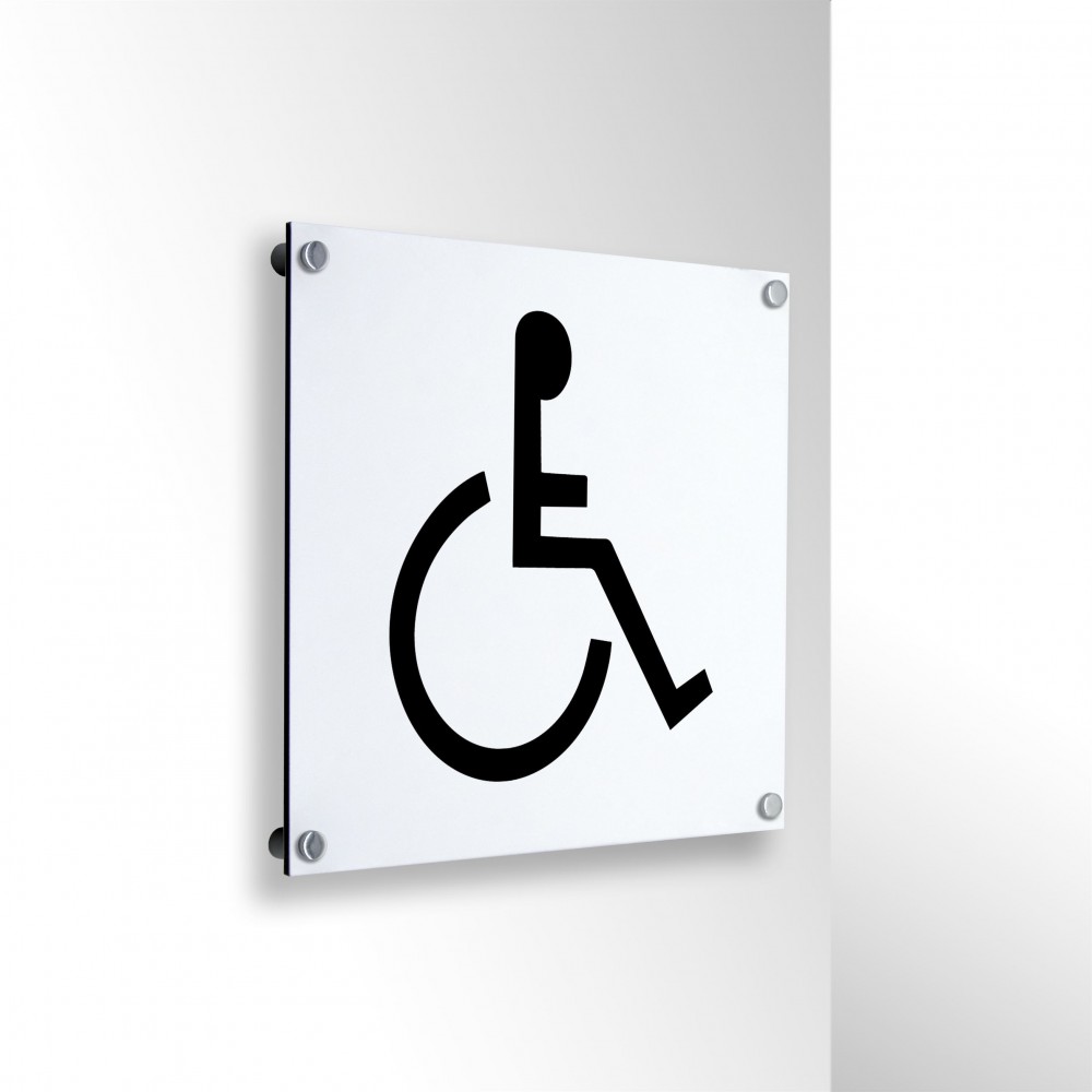 Toilette disabili in alluminio composito da parete