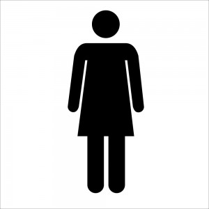 Toilette donne v1 in alluminio composito da parete