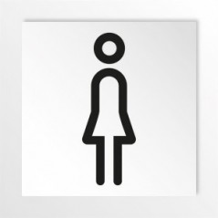 Toilette donne v3 in alluminio composito da parete