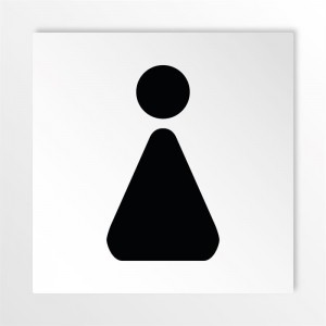 Toilette donne v4 in alluminio composito da parete