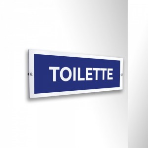 Toilette lungo v1 in alluminio composito da parete
