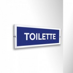 Toilette lungo v1 in alluminio composito da parete