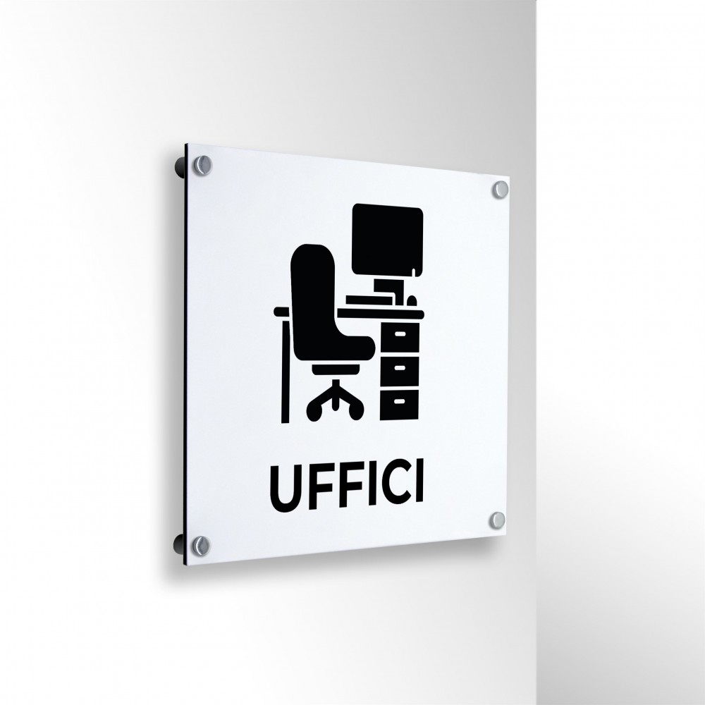 Uffici v3 in alluminio composito da parete