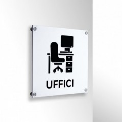 Uffici v3 in alluminio composito da parete