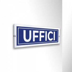 Uffici lungo v3 in alluminio composito da parete