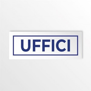 Uffici lungo v4 in alluminio composito da parete