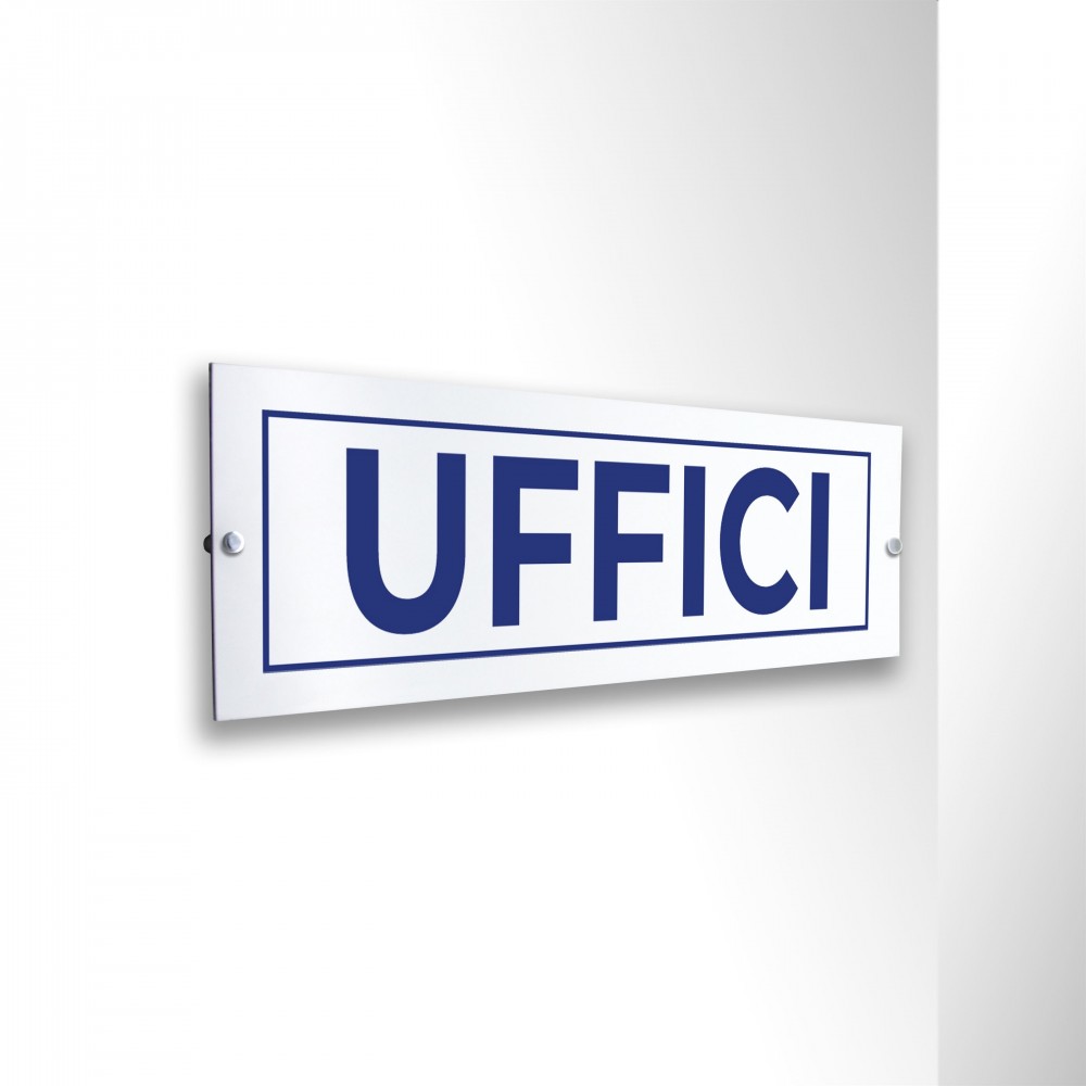 Uffici lungo v4 in alluminio composito da parete