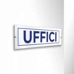 Uffici lungo v4 in alluminio composito da parete