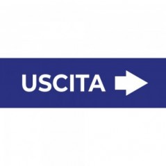 Uscita freccia destra v1 in alluminio composito da parete