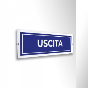 Uscita v2 in alluminio composito da parete