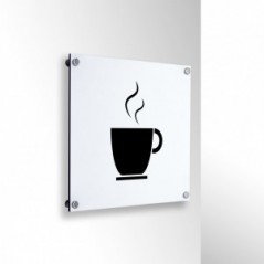 Zona bar v1 in alluminio composito da parete