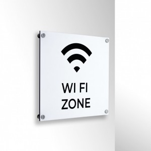Zone Wi-Fi v4 in alluminio composito da parete