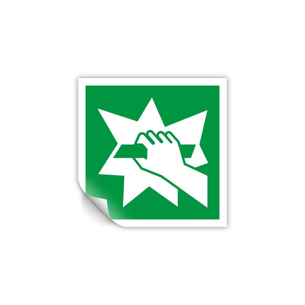 Rompere per accedere PVC adesivo da parete - E008