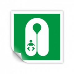 Giubbotto di salvataggio per neonati PVC adesivo da parete - E046