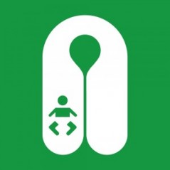 Giubbotto di salvataggio per neonati PVC adesivo da parete - E046