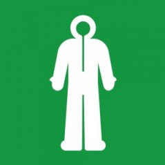 Abbigliamento di sopravvivenza PVC adesivo da parete - E056