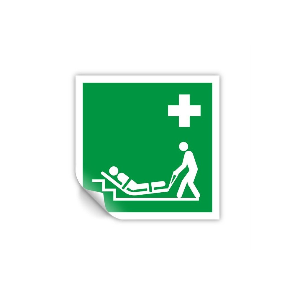 Materassino di evacuazione PVC adesivo da parete - E067