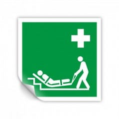 Materassino di evacuazione PVC adesivo da parete - E067