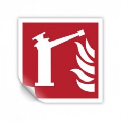 Spingarda antincendio PVC adesivo da parete - F015