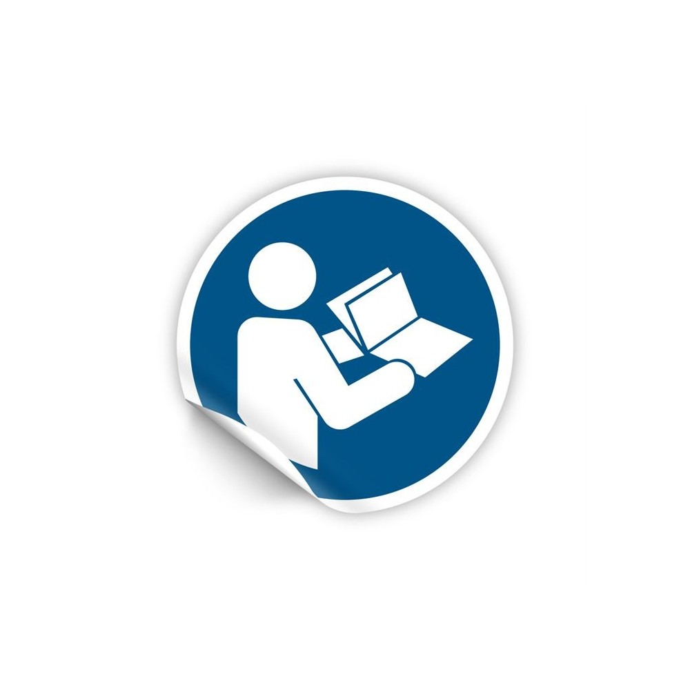 Leggere il manuale di istruzioni PVC adesivo da parete - M002