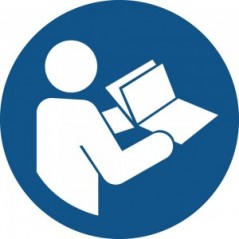 Leggere il manuale di istruzioni PVC adesivo da parete - M002