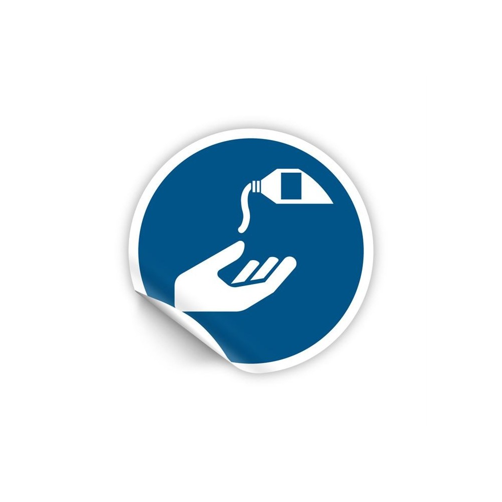 Usare una crema protettiva PVC adesivo da parete - M022