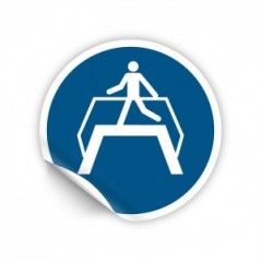 Usare il ponte pedonale PVC adesivo da parete - M023