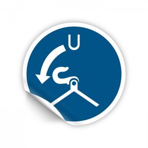 Sganciare nella procedura di lancio in mare PVC adesivo da parete - M042