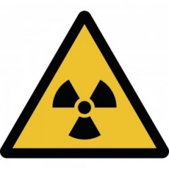 Materiali radioattivi o radiazioni ionizzanti PVC adesivo da parete - W003