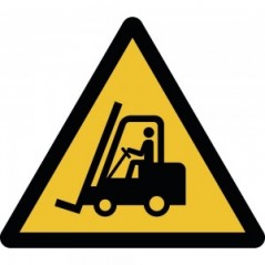 Passaggio carrelli PVC adesivo da parete - W014