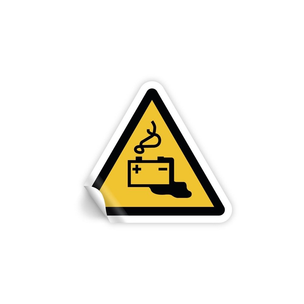 Carica della batteria in corso PVC adesivo da parete - W026