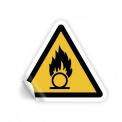 Sostanze comburenti PVC adesivo da parete - W028