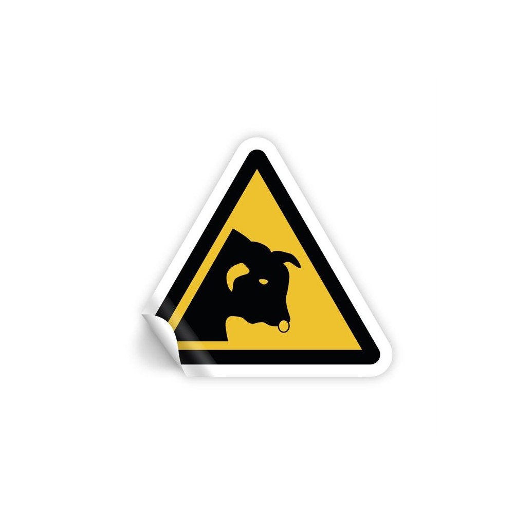 Toro PVC adesivo da parete - W034