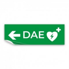 Dae defibrillatore direzionale sinistra in Pvc adesivo flessibile da parete