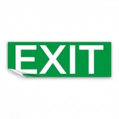 Scritta Exit in Pvc adesivo flessibile da parete
