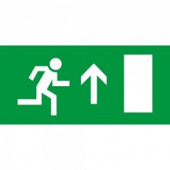 Uscita d'emergenza con porta alto in Pvc adesivo flessibile da parete