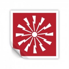 Allarme antincendio in Pvc adesivo flessibile da parete