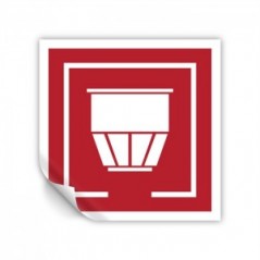 Zona con rilevatori di fumo in Pvc adesivo flessibile da parete