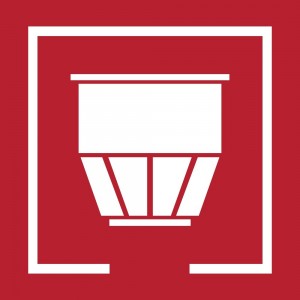 Zona con rilevatori di fumo in Pvc adesivo flessibile da parete