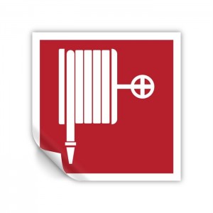 Lancia antincendio in Pvc adesivo flessibile da parete