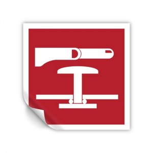 Stop di emergenza in Pvc adesivo flessibile da parete