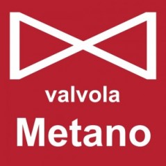 Valvola metano in Pvc adesivo flessibile da parete