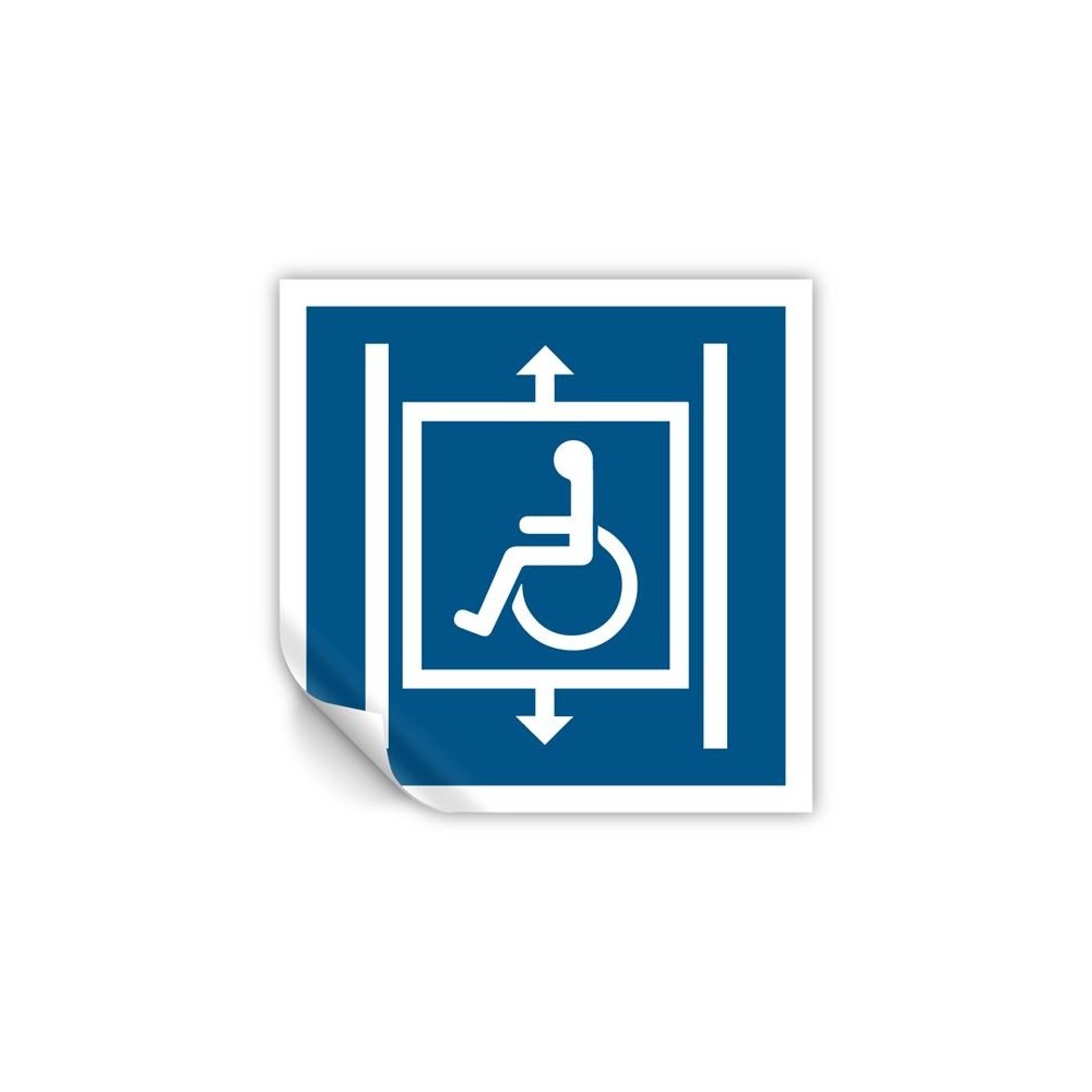 Ascensore accessibile alle sedie a rotelle in Pvc adesivo flessibile da parete