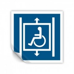 Ascensore accessibile alle sedie a rotelle in Pvc adesivo flessibile da parete