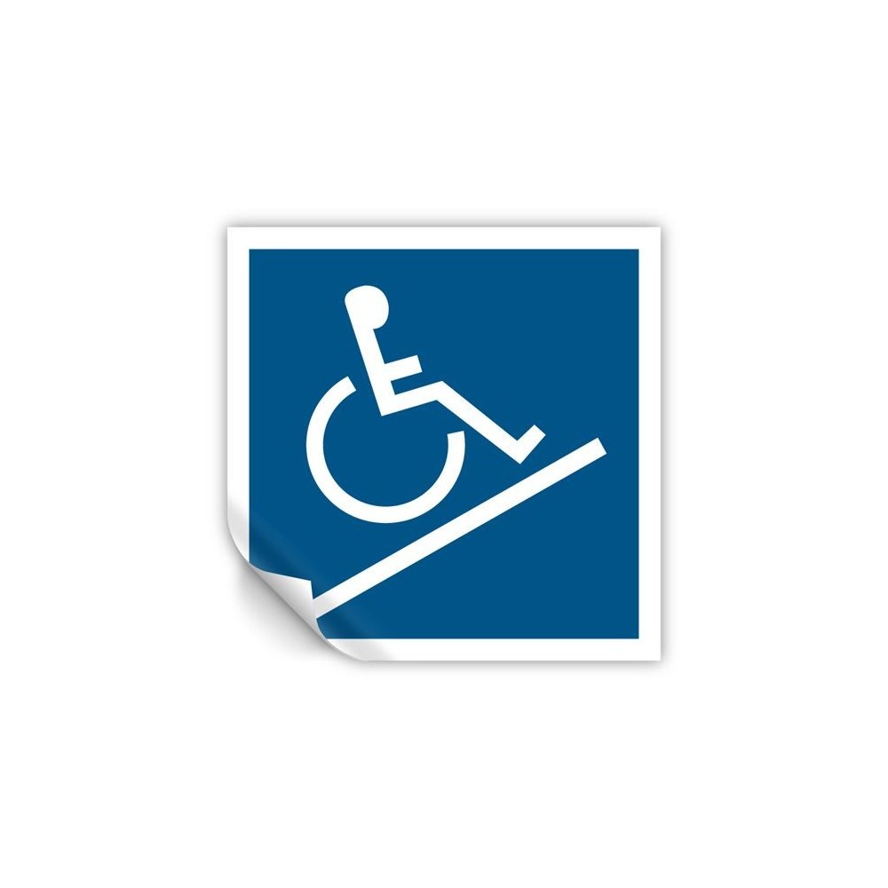 Rampa di accesso disabili in Pvc adesivo flessibile da parete