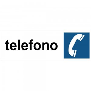 Telefono con scritta in Pvc adesivo flessibile da parete