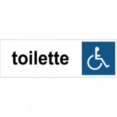 Toilette disabile in Pvc adesivo flessibile da parete