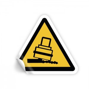 Rischio di ribaltamento in Pvc adesivo flessibile da parete