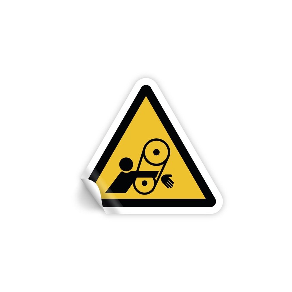 Rischio di trascinamento del braccio nella cinghia in Pvc adesivo flessibile da parete